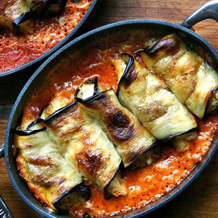 Aubergine Involtini