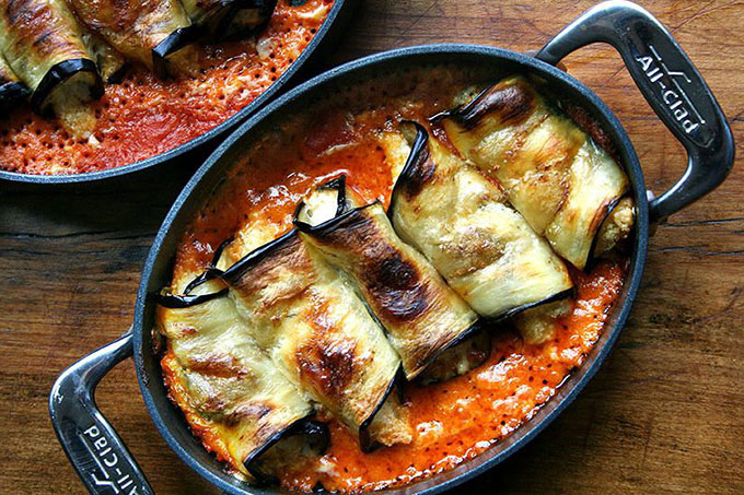 Aubergine Involtini