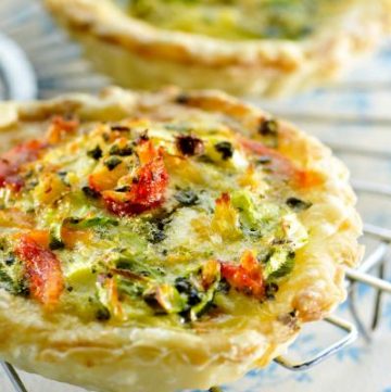 Quiche met krab