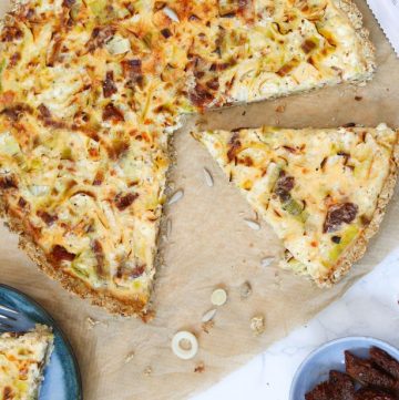 Vegetarische quiche Lorraine